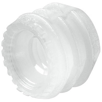 Glue-in sleeve with internal thread, plastic (polyamide) Glue-in sleeve with internal thread, plastic (polyamide)