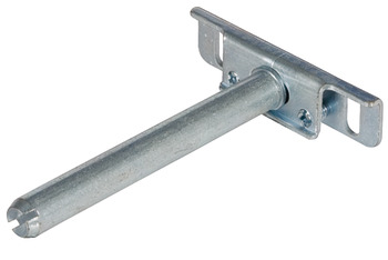 Shelf support with screw-on plate, concealed wall mounting Shelf support with screw-on plate, concealed wall mounting
