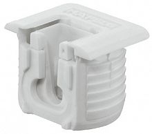 Connector housing, Rafix Tab 20 S, for shelf thickness from 19 mm