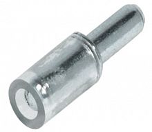 Shelf support, for inserting into Ø 3 mm drill hole, steel with 5 mm plastic cap
