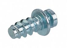 Connecting screw, Modular, without tip, for one-sided positioning in wood in series-drilled holes