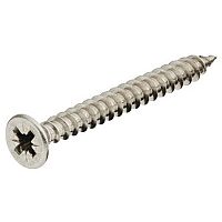 Chipboard screw, Hospa, stainless steel, countersunk head, PZ, fully threaded