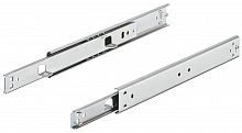 Ball bearing runners, single extension, Accuride 2002, load-bearing capacity up to 35 kg, steel, side mounting