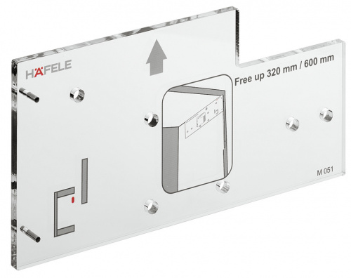 Drilling jig, Häfele Free Up