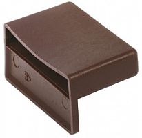 Slat pocket for resilient slats, flexible, for screw fixing
