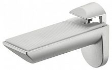 Bracket for wooden and glass shelves