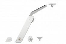 Stay flap fitting, Häfele Free Flap H 1.5 B SM, metal supporting arm, 1-piece set