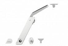 Stay flap fitting, Häfele Free Flap H 1.5 D SM, metal supporting arm, 1-piece set