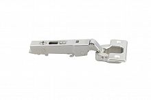 Concealed hinge, Häfele Metalla 540 SM 105°, full overlay, drilling pattern 45/9.5 mm, soft close, nickel plated