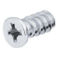Euro screw, Häfele Varianta, cylindrical head, PZ, steel, fully threaded, for Ø 5 mm drill holes in wood