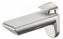 Bracket for wooden and glass shelves