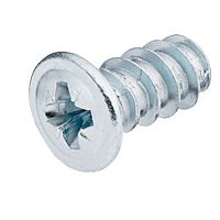 Panel fixing screw, flat head, PZ, steel, fully threaded, for Ø 5 mm drill holes in wood, for Häfele Variant-C drawers