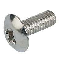 Threaded screw, M4 thread, PZ2 cross slot, steel