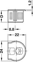 Connector housing, Rafix 20 system, plastic