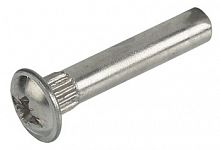 Threaded sleeve, M4 thread, milled, PZ2 cross slot and flat blade