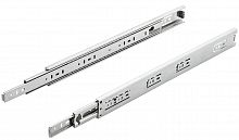 Ball bearing runners, Häfele Matrix Runner BB A, full extension, load-bearing capacity up to 45 kg, steel, side mounting
