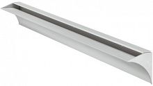 Shelf support strip, concealed mounting