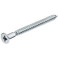 Chipboard screw, Hospa, countersunk head, PZ, zinc plated, 2.5 mm central hole