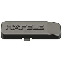 Заглушка накладной петли Metalla 110 / 310 SM, с логотипом,  черный никель